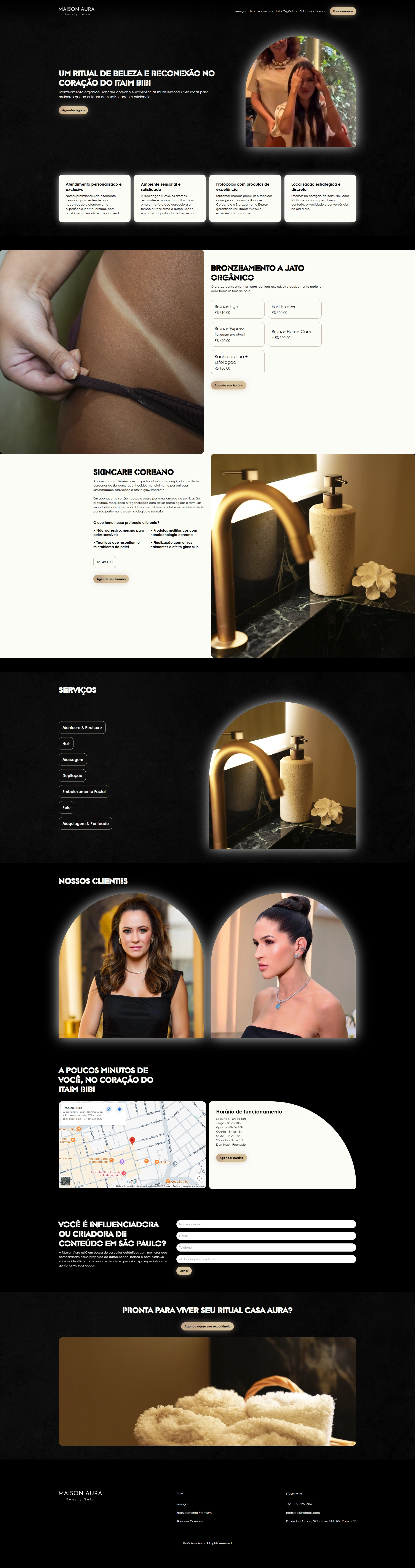Maison Aura Beauty — site completo